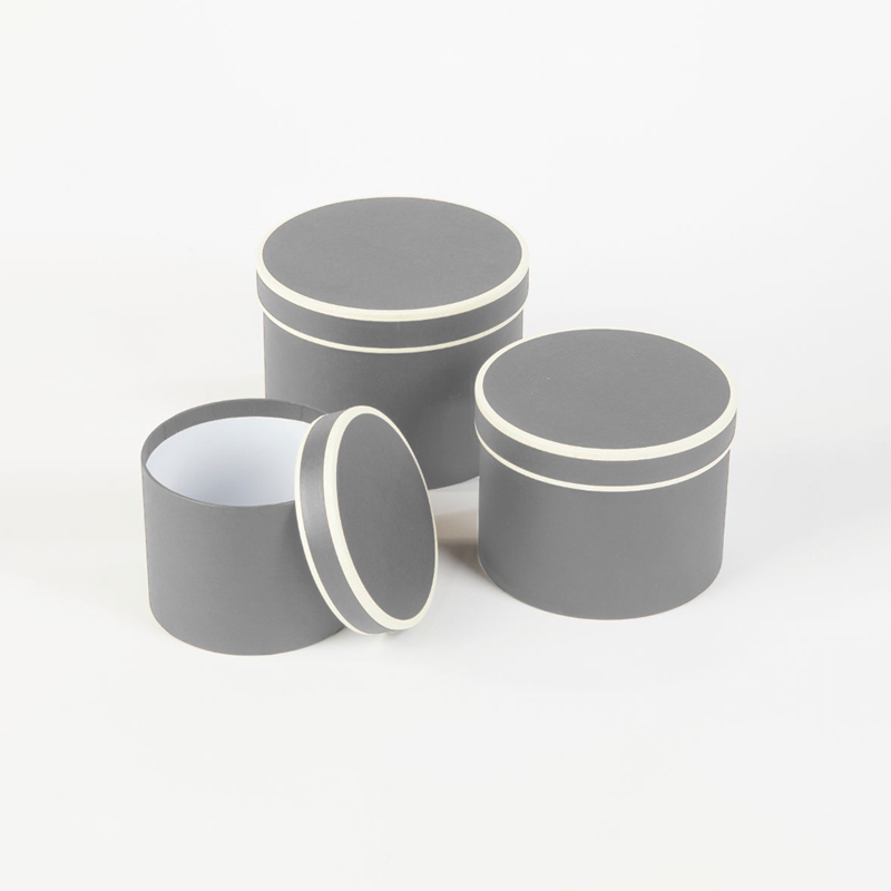 Flower Box - Cinza com Branco